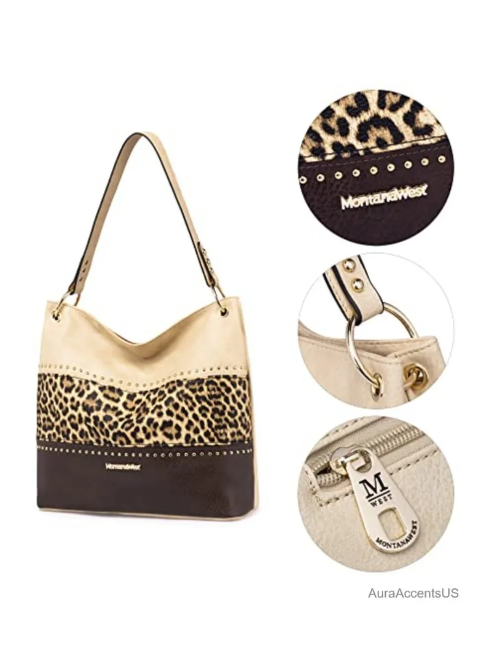 Faux Leather Hobo Bag Slouchy Shoulder Tote Handbag Women Purse